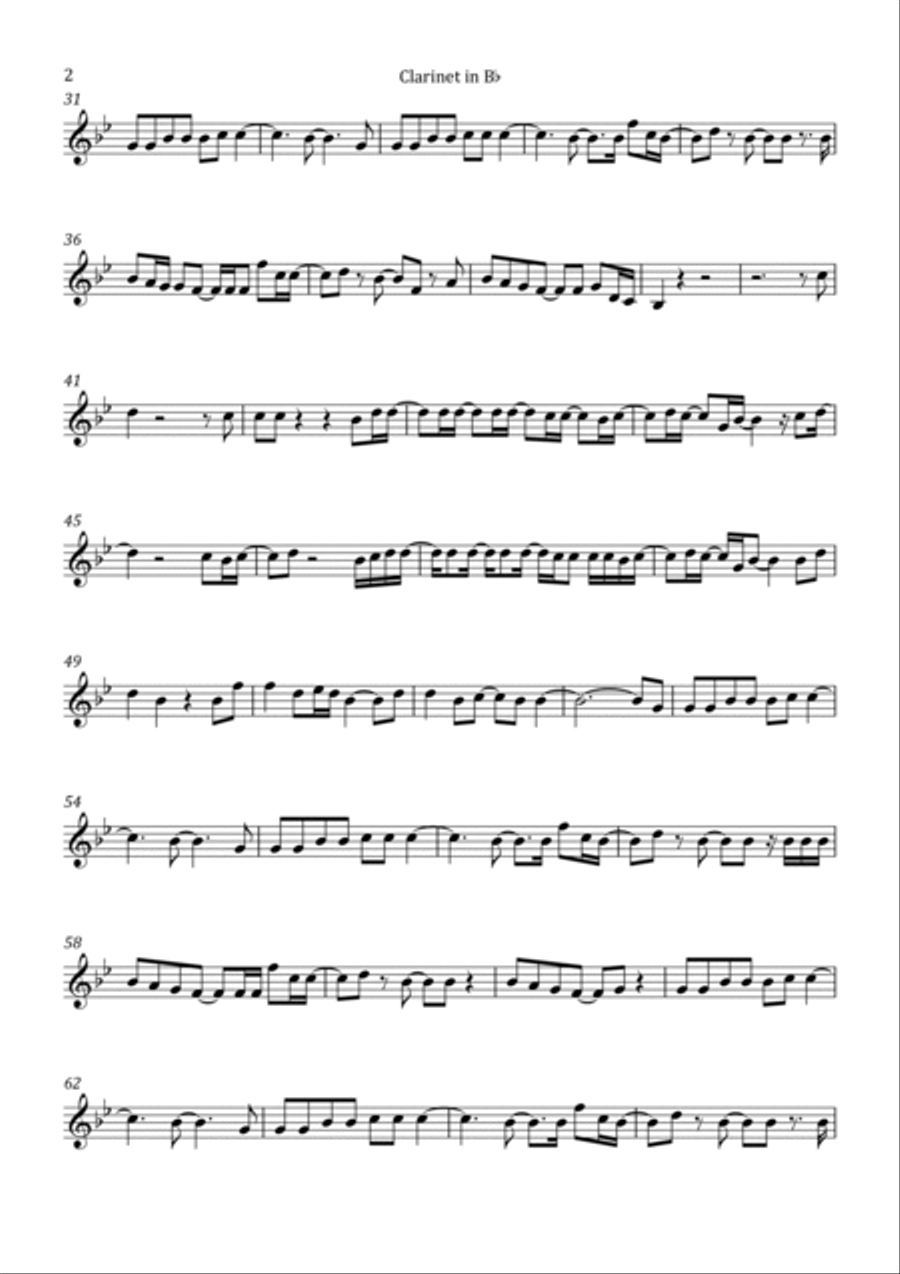 Hello Clarinet Solo scores gallery preview page 2