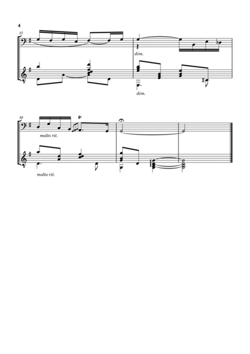 ARIOSO (CANTATA BWV 156) FOR CELLO AND GUITAR image number null