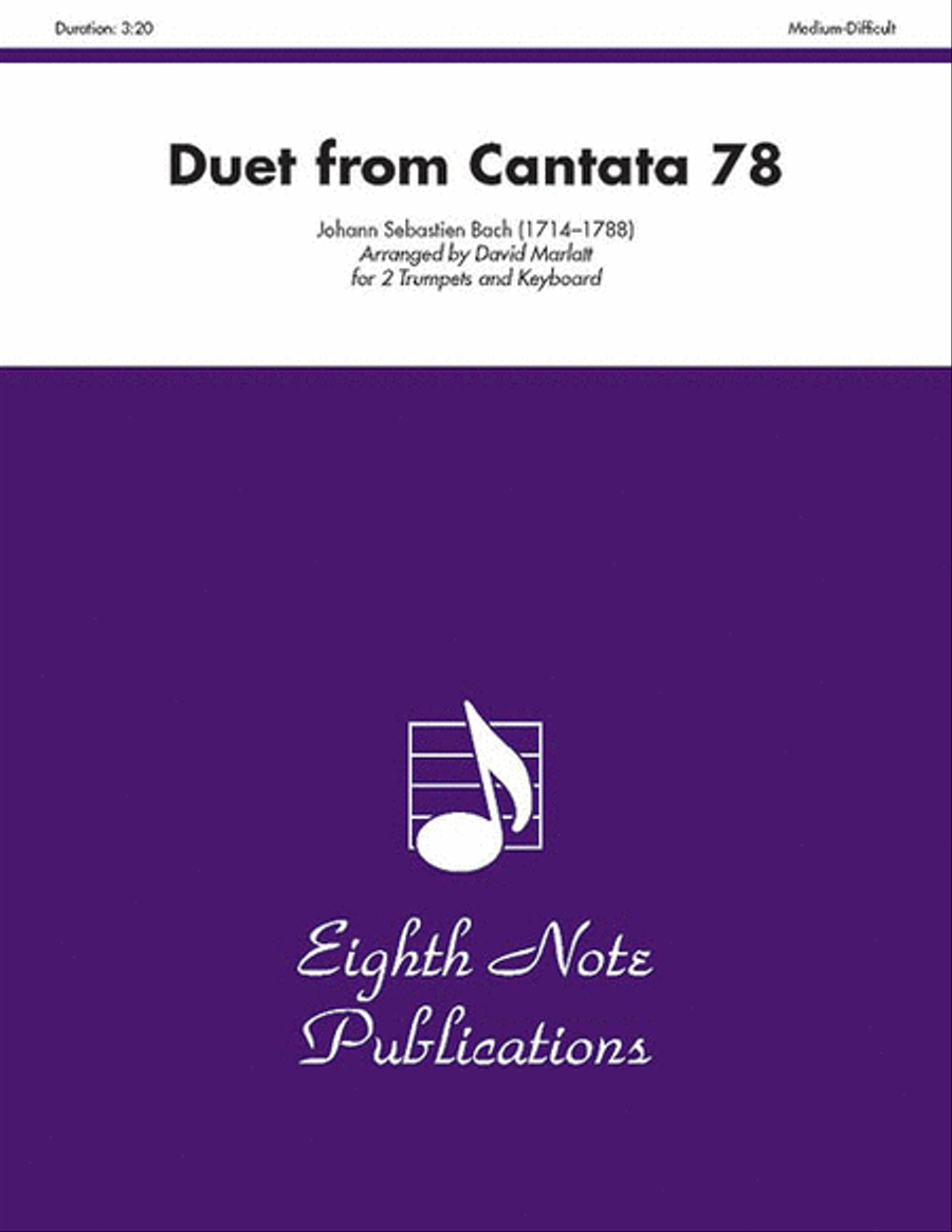 Duet (from Cantata 78) Trumpet Duet scores gallery preview page 1