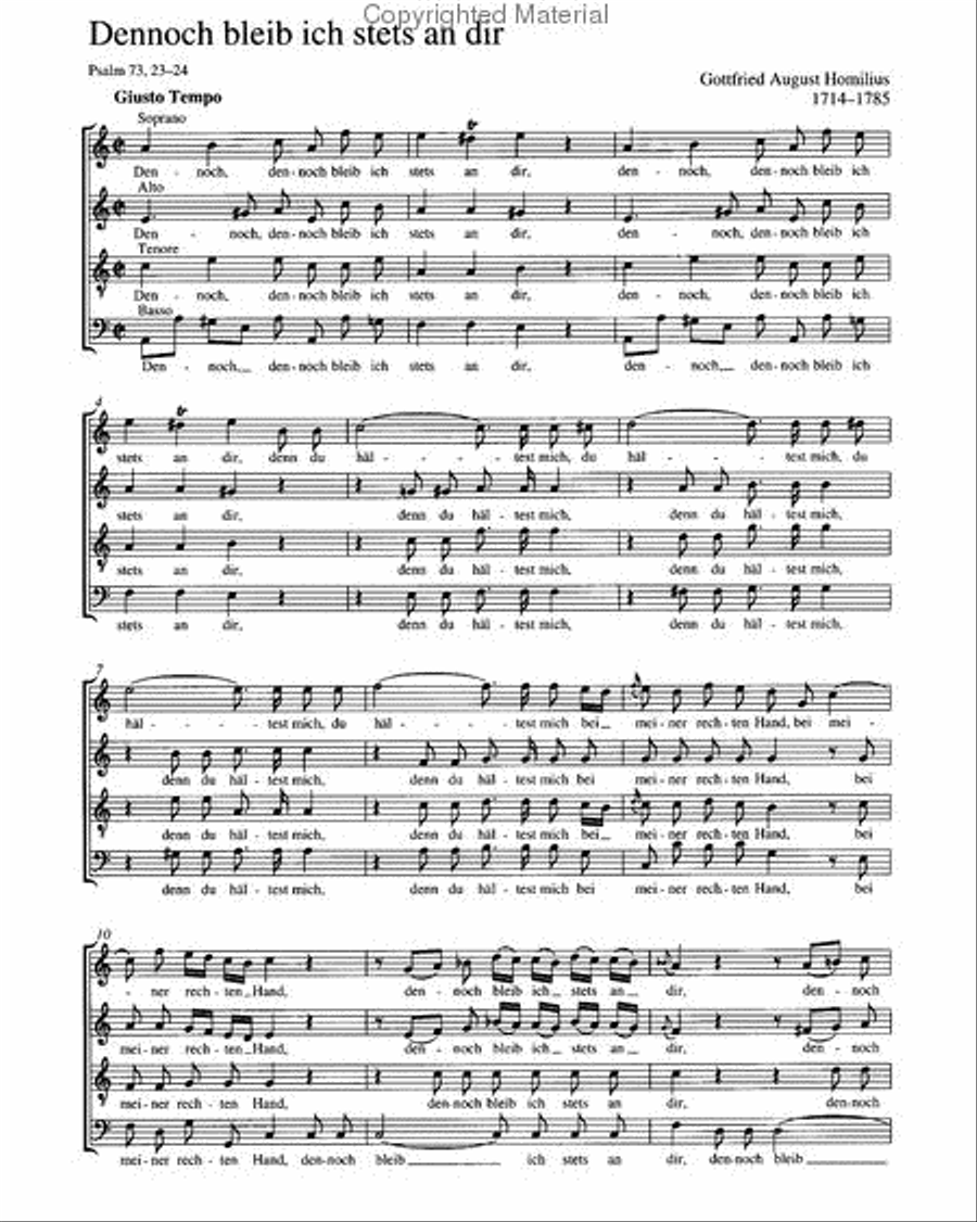 Dennoch bleibe ich stets an dir 4-Part scores gallery preview page 2