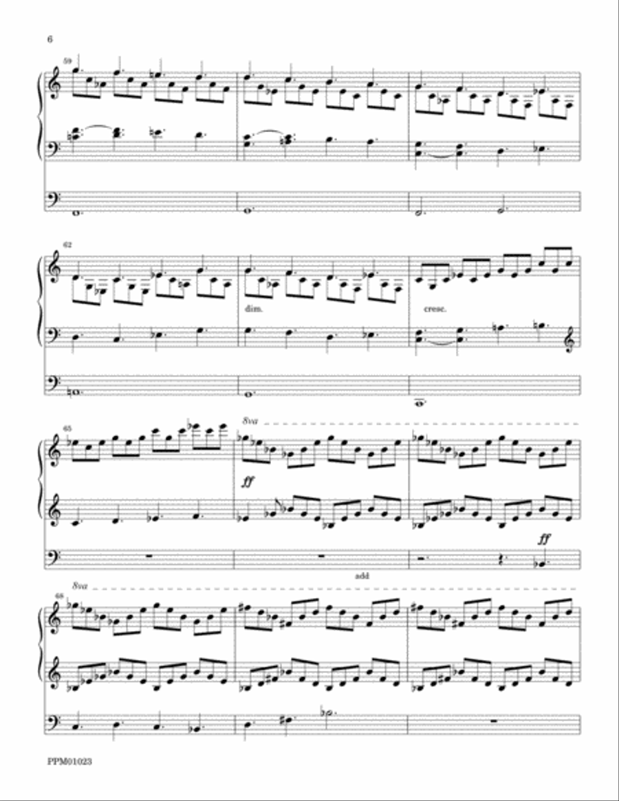 Toccata in A Minor Organ scores gallery preview page 8