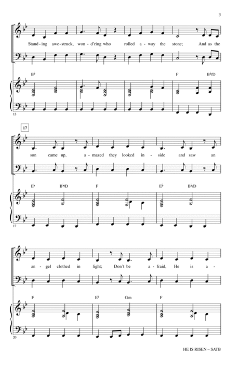 He Is Risen 4-Part scores gallery preview page 2