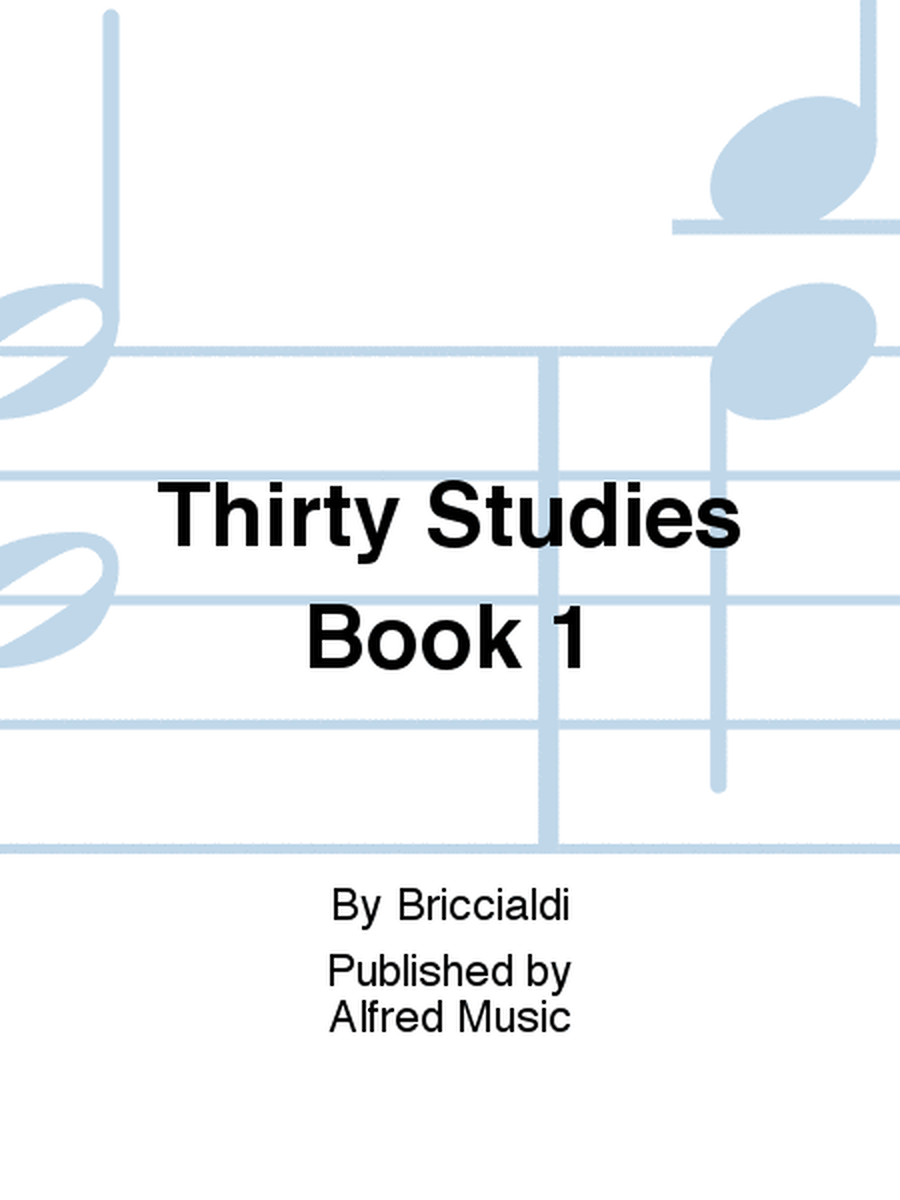 Thirty Studies Book 1