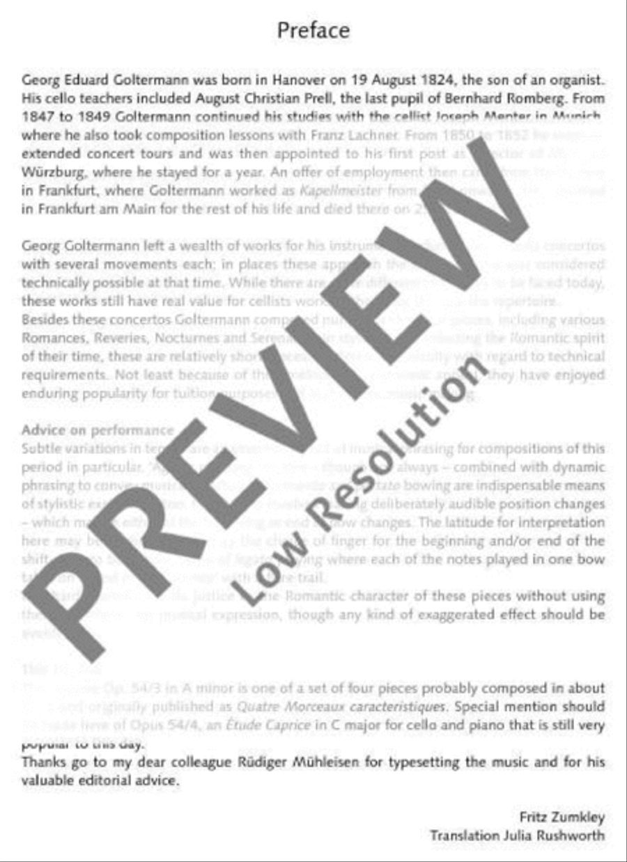 Rêverie A minor Piano Accompaniment scores gallery preview page 4