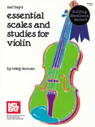 Book cover for Essential Scales and Studies for Violin, Level 1