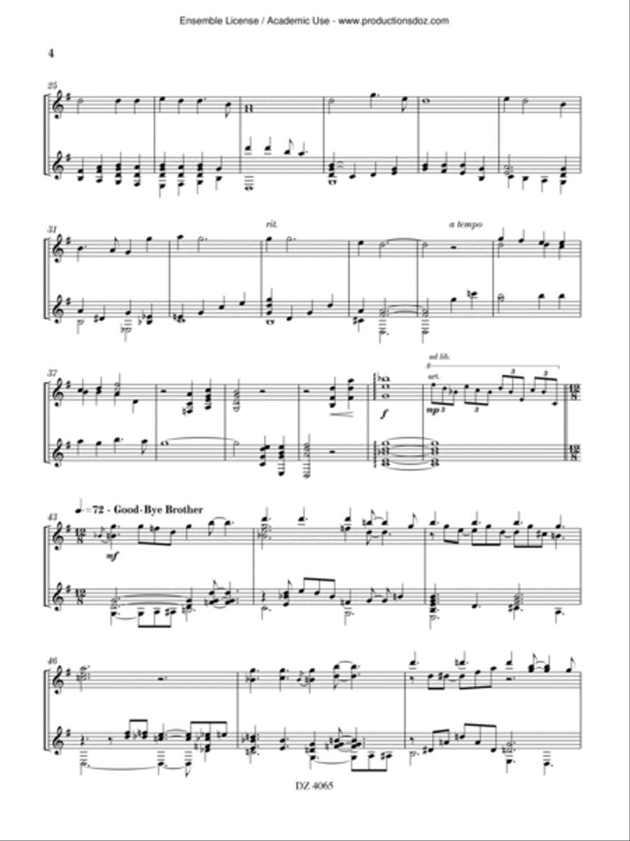 Two Spirituals Cello scores gallery preview page 4