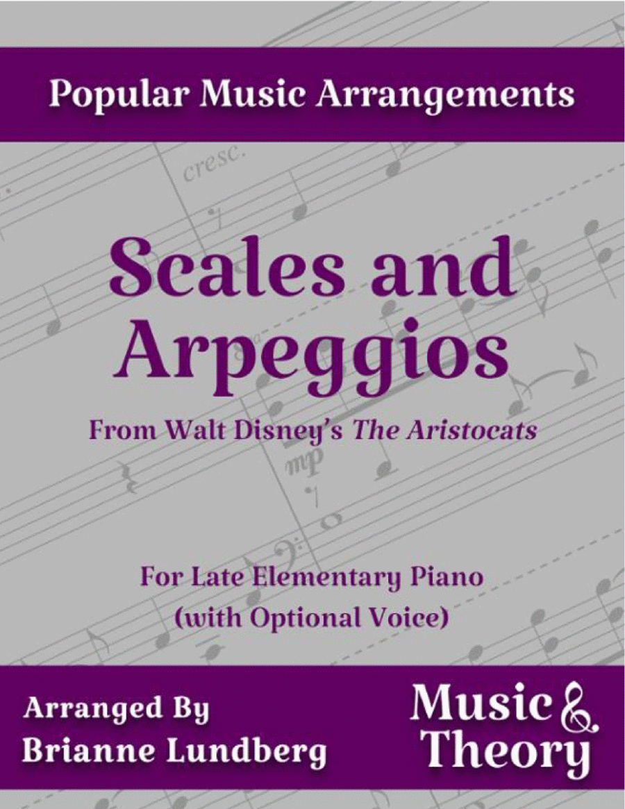 Scales And Arpeggios Voice scores gallery preview page 1