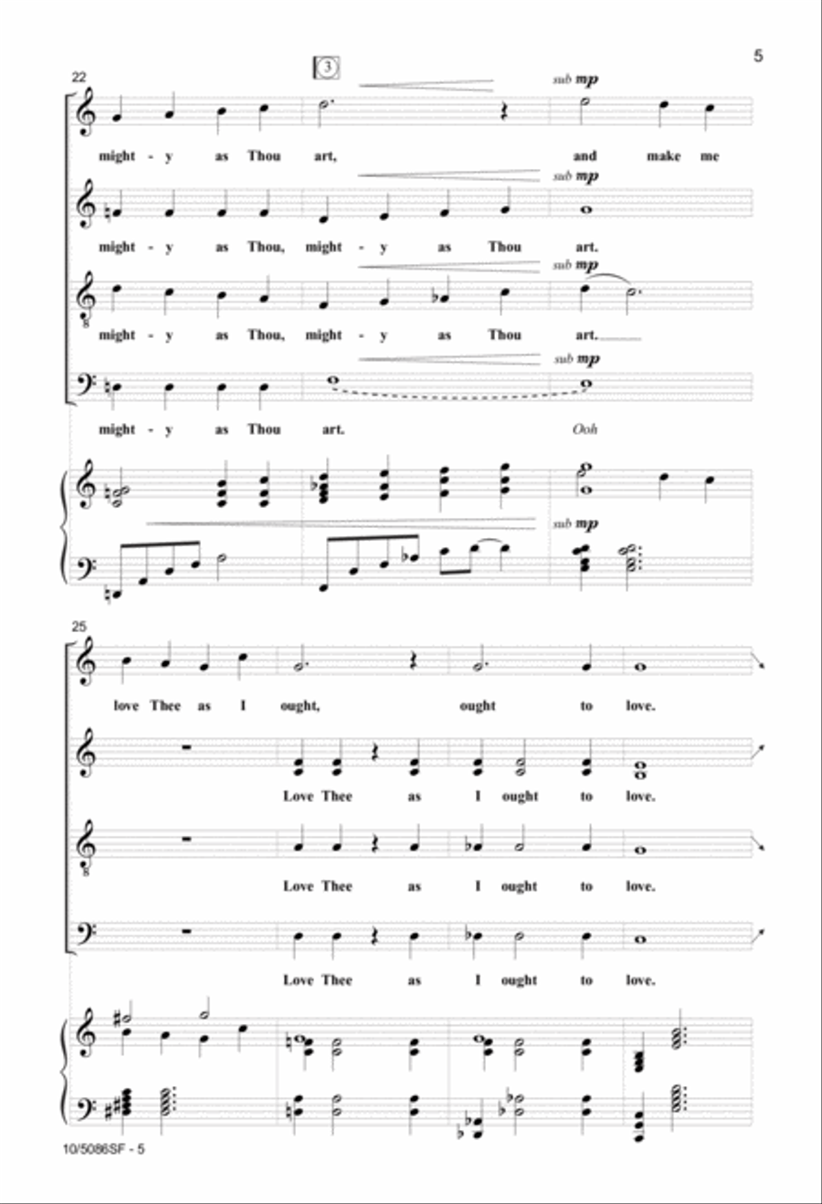 Spirit of God, Descend Upon My Heart Spirit of God, Descend Upon My Heart 4-Part scores gallery preview page 4