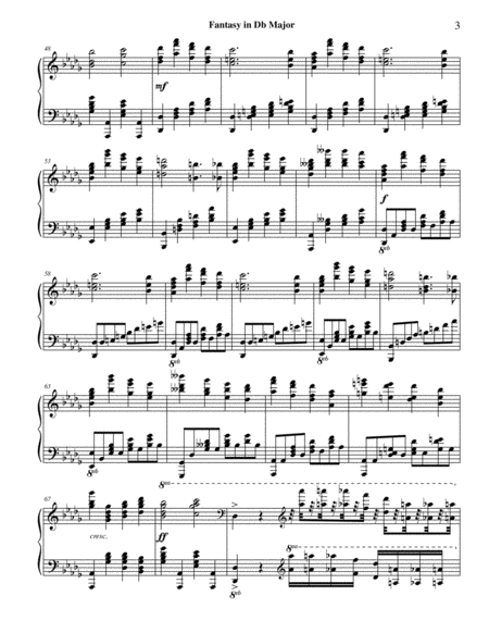 Fantasy in D Flat Major - Piano Solo image number null