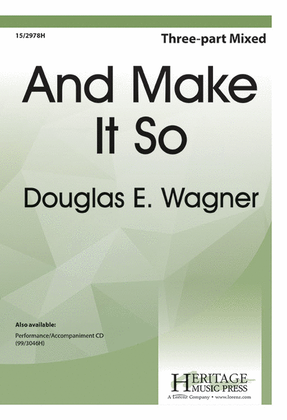 Book cover for And Make It So