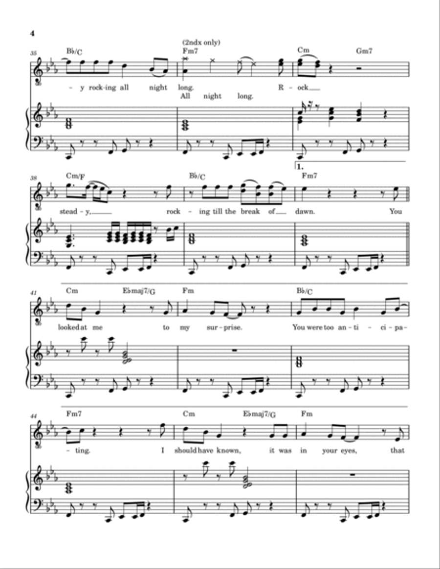 Rock Steady Piano, Vocal, Guitar scores gallery preview page 5