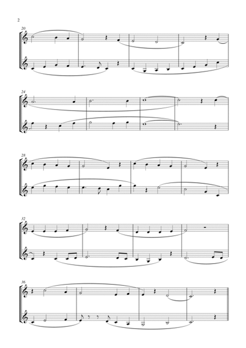 Joy to the World (for Eb-clarinet duet, suitable for grades 1-5) image number null