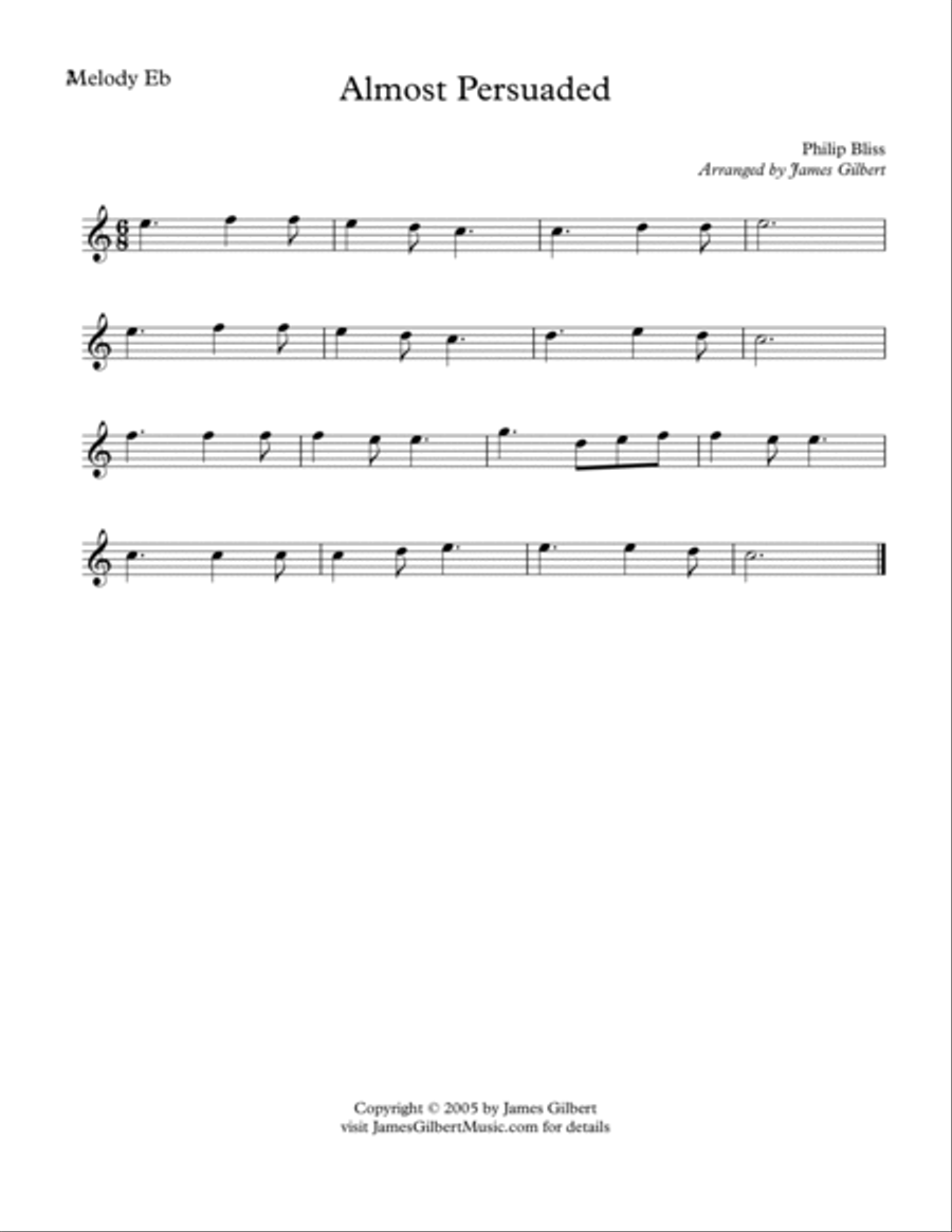 Almost Persuaded Small Ensemble scores gallery preview page 6