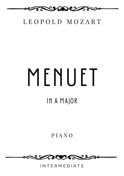 L. Mozart - Menuet in A Major - Intermediate image number null