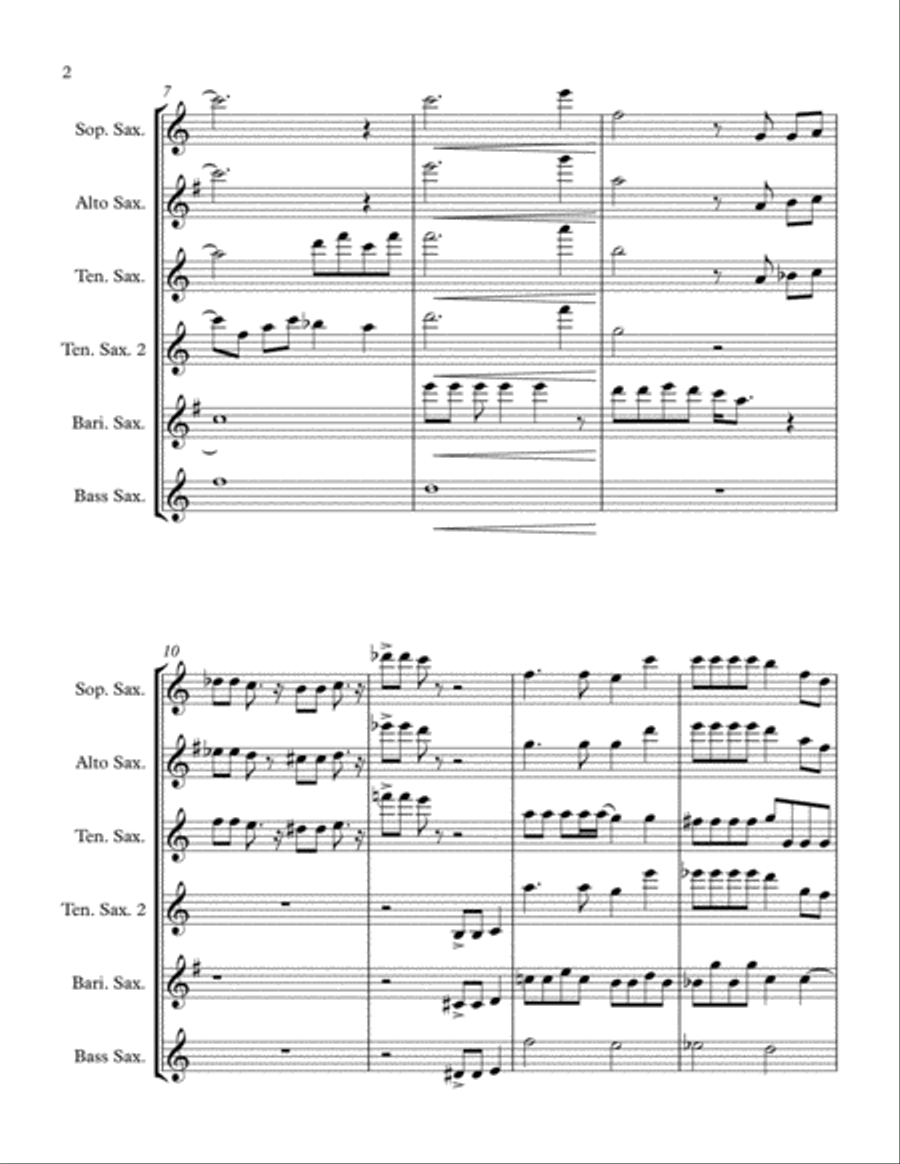 Bohemian Rhapsody Woodwind Ensemble scores gallery preview page 3