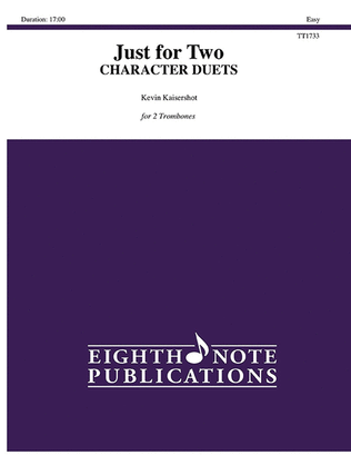 Book cover for Just for Two -- Character Duets