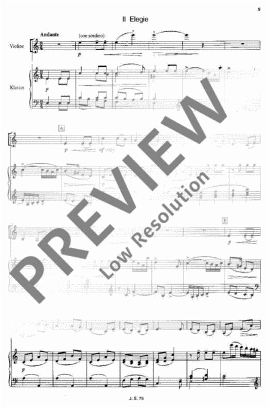 Concertino classico D major Violin scores gallery preview page 9