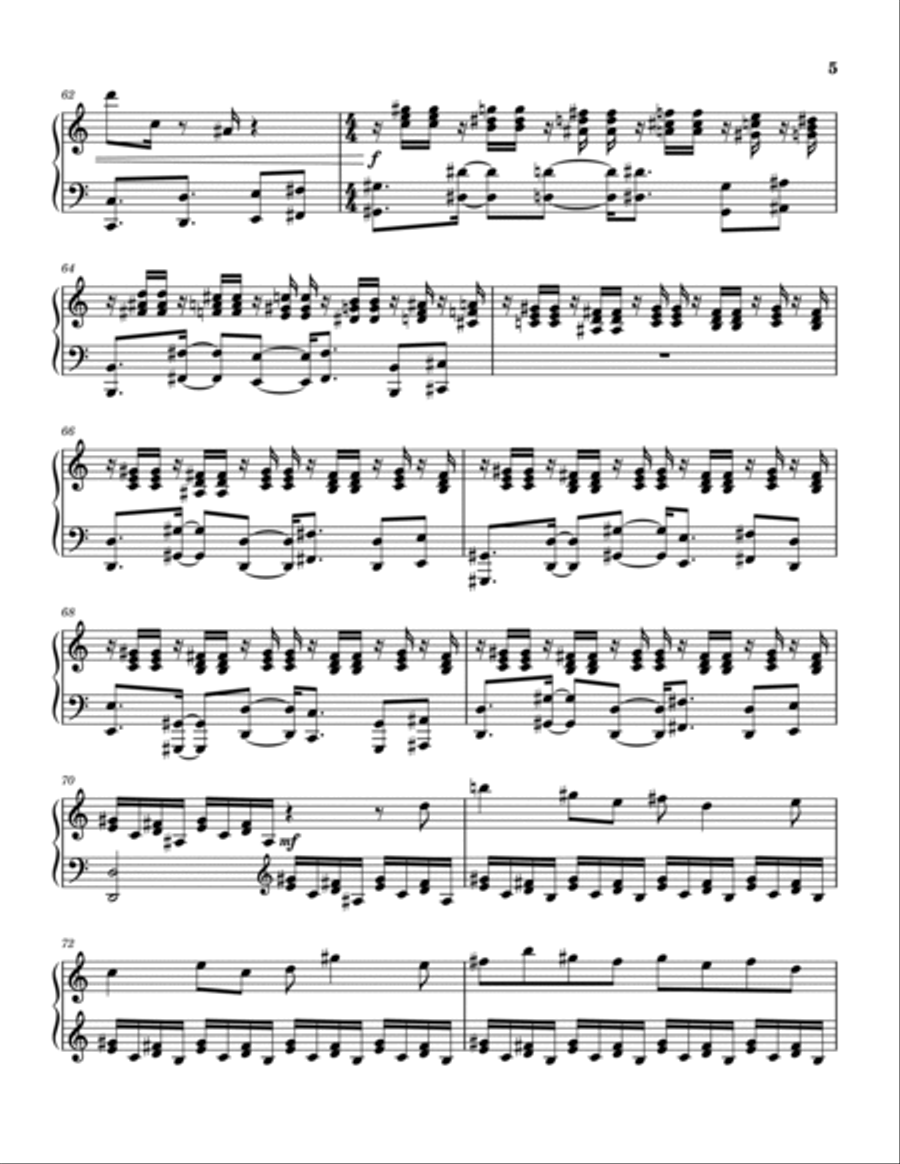 The Three Fates Piano Solo scores gallery preview page 6
