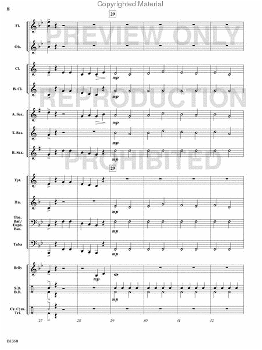 The Nutcracker Concert Band scores gallery preview page 7
