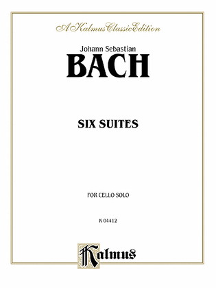 Book cover for Six Suites for Cello Solo
