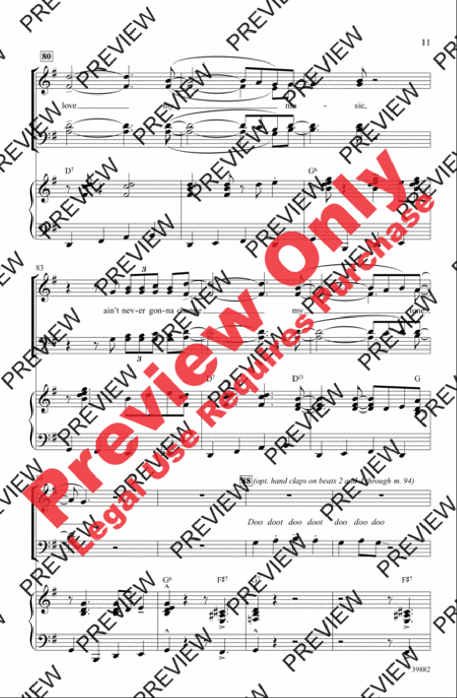 My Music - SoundTrax CD (CD only) Choir scores gallery preview page 11