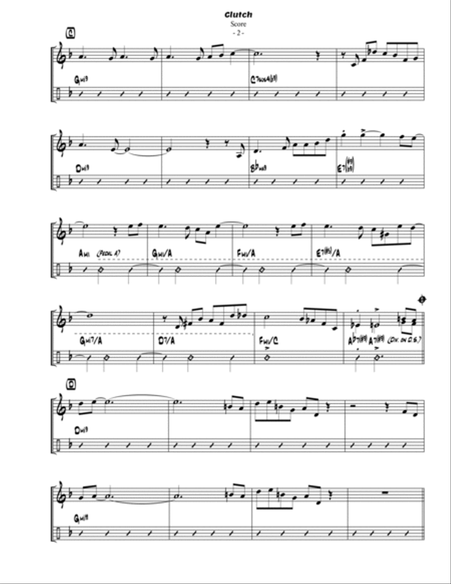 Clutch Jazz Ensemble scores gallery preview page 3