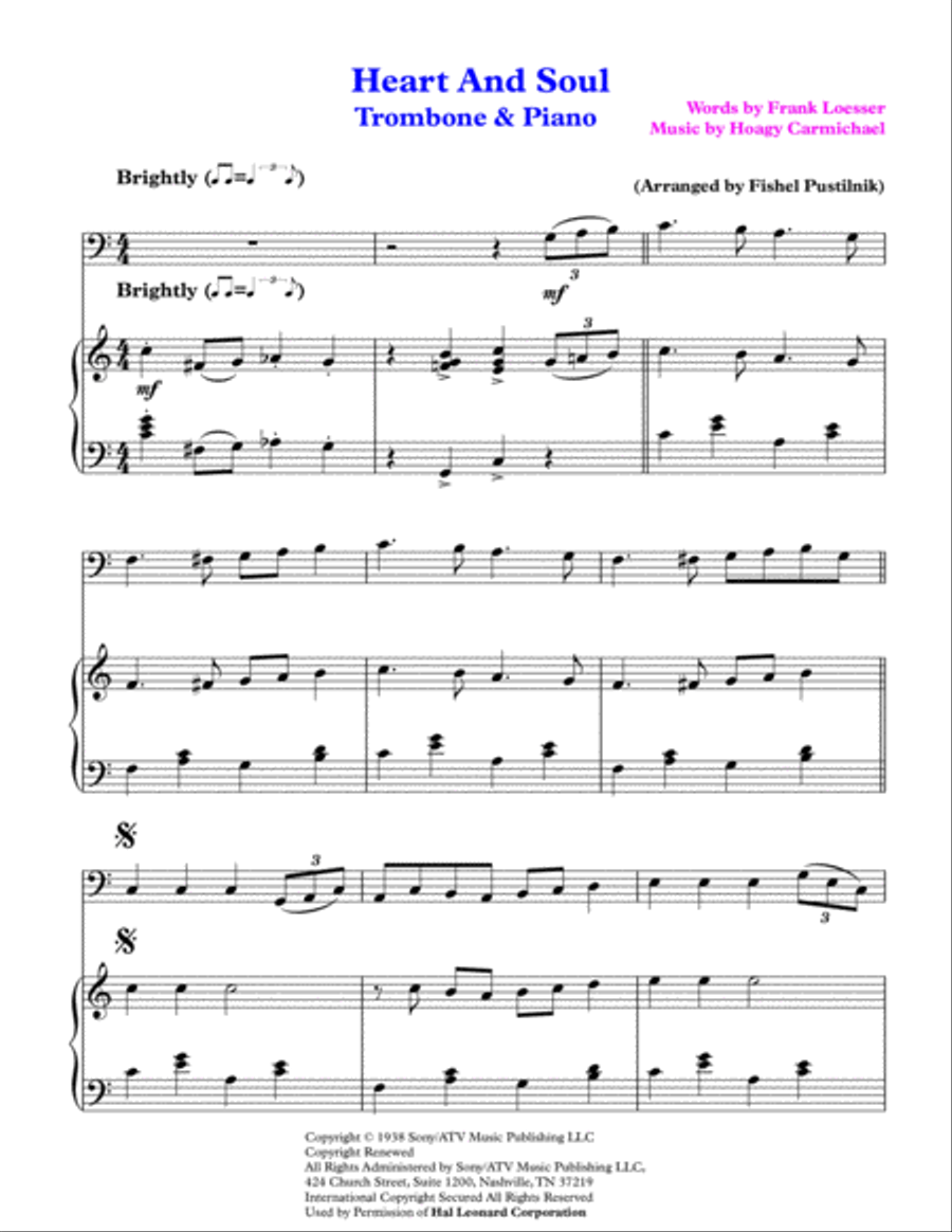 Heart And Soul Piano scores gallery preview page 2