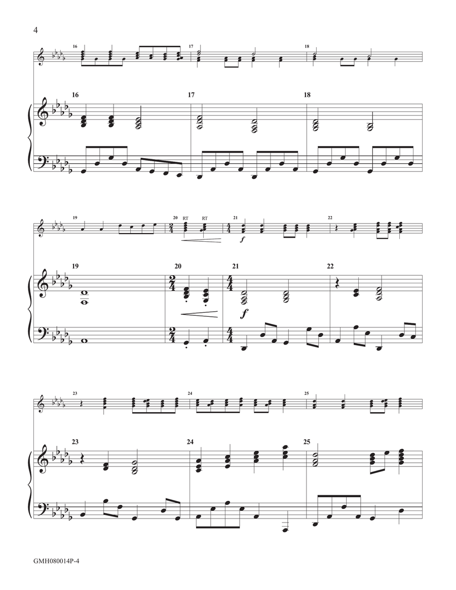 Leaning on the Everlasting Arms (piano accompaniment for 8 handbell version) Leaning on the Everlasting Arms (piano accompaniment for 8 handbell version) Handbell Choir scores gallery preview page 4