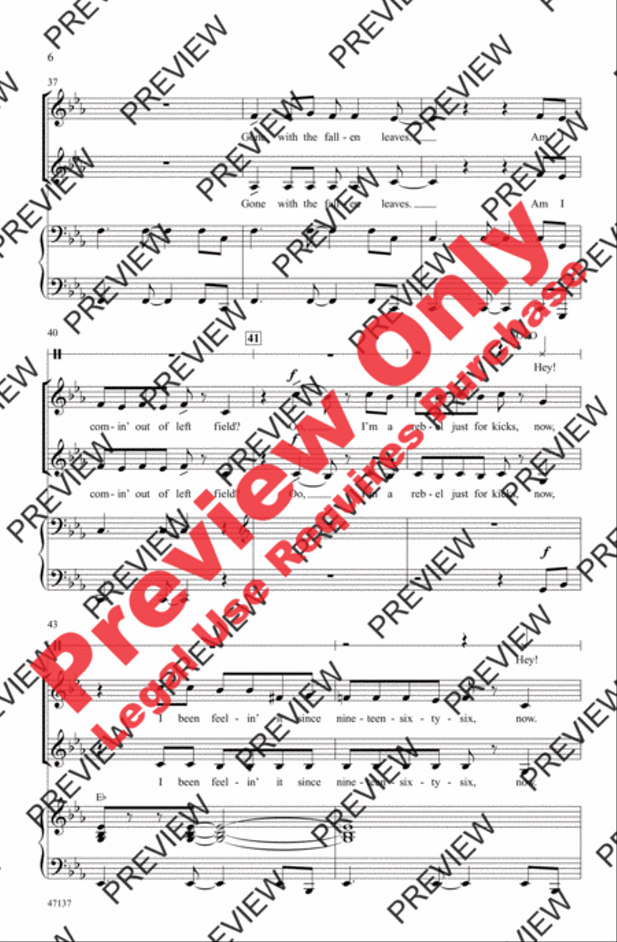 Feel It Still Women's Choir scores gallery preview page 6