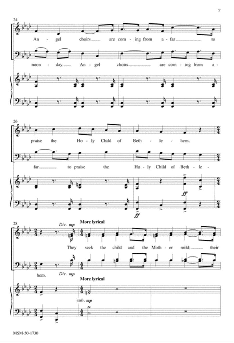 Three French Carols Three French Carols SA scores gallery preview page 6