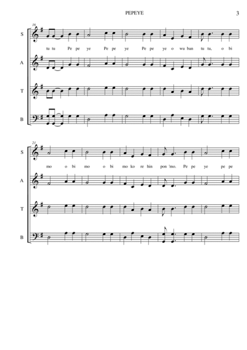 Pepeye (The Duck) SATB image number null