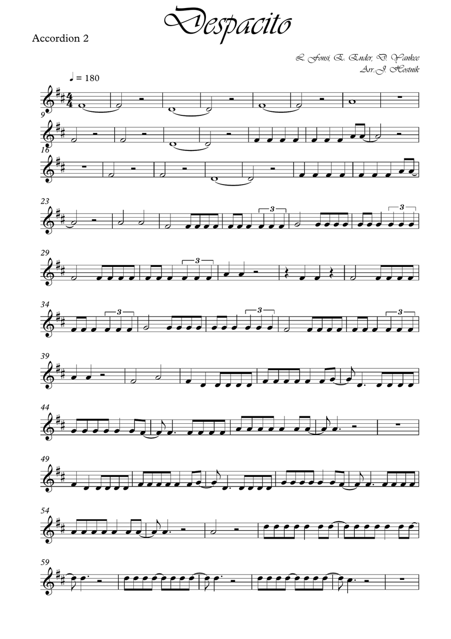 Despacito Small Ensemble scores gallery preview page 3