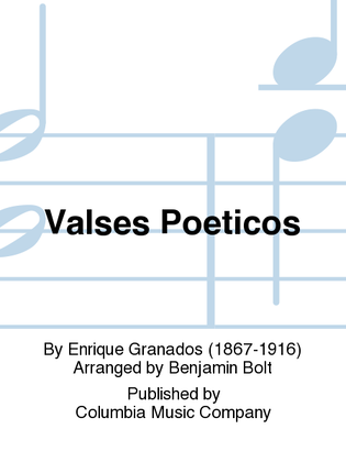 Book cover for Valses Poeticos