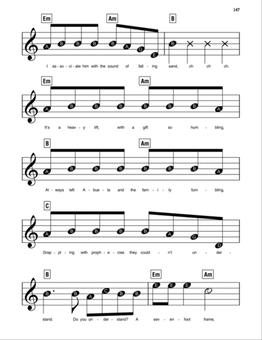 We Don't Talk About Bruno (from Encanto) - E-Z Play Today Easy Piano scores gallery preview page 4