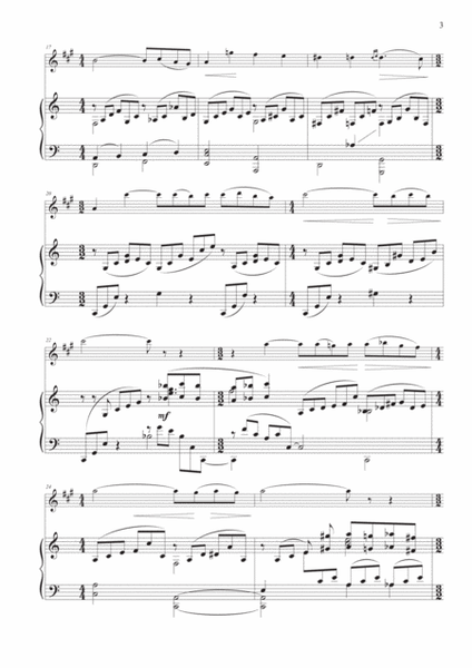 Adagio Sostenuto from "Piano Concerto No. 2" for Alto Saxophone and Piano image number null