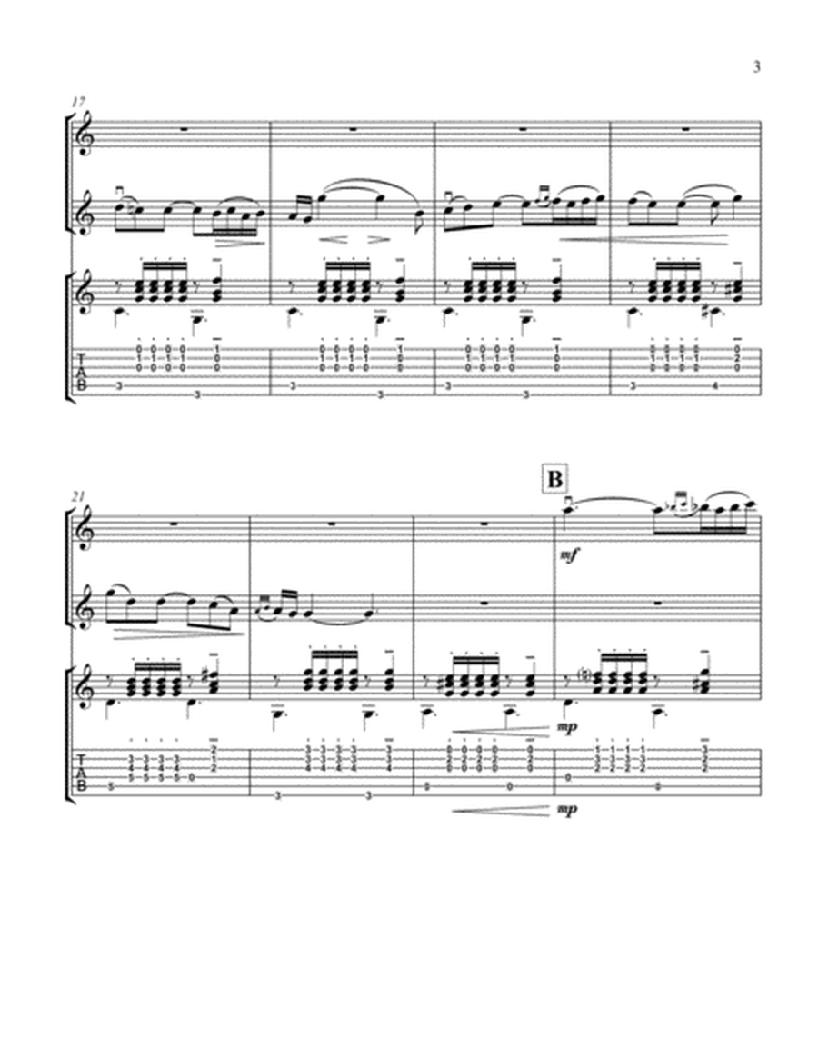 Romanza Andaluza, Op. 22, No. 1 for TWO Violins and Guitar image number null