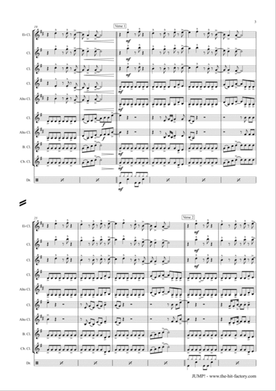 Jump Woodwind Ensemble scores gallery preview page 3