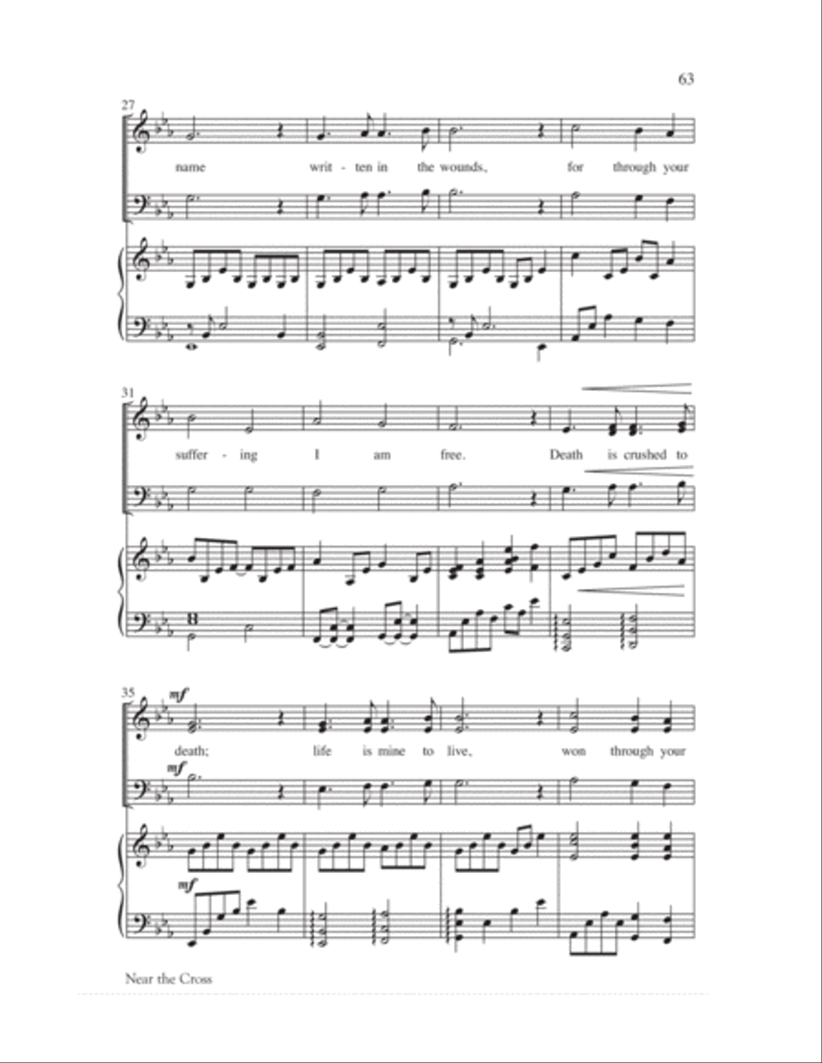 We Remember Calvary (SAB) 3-Part scores gallery preview page 66