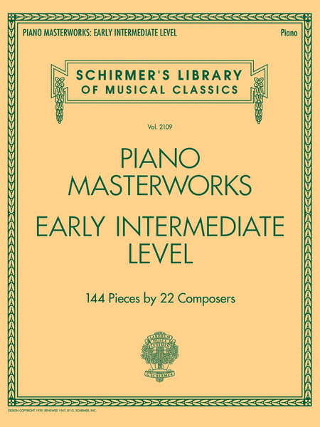 Piano Masterworks – Early Intermediate Level