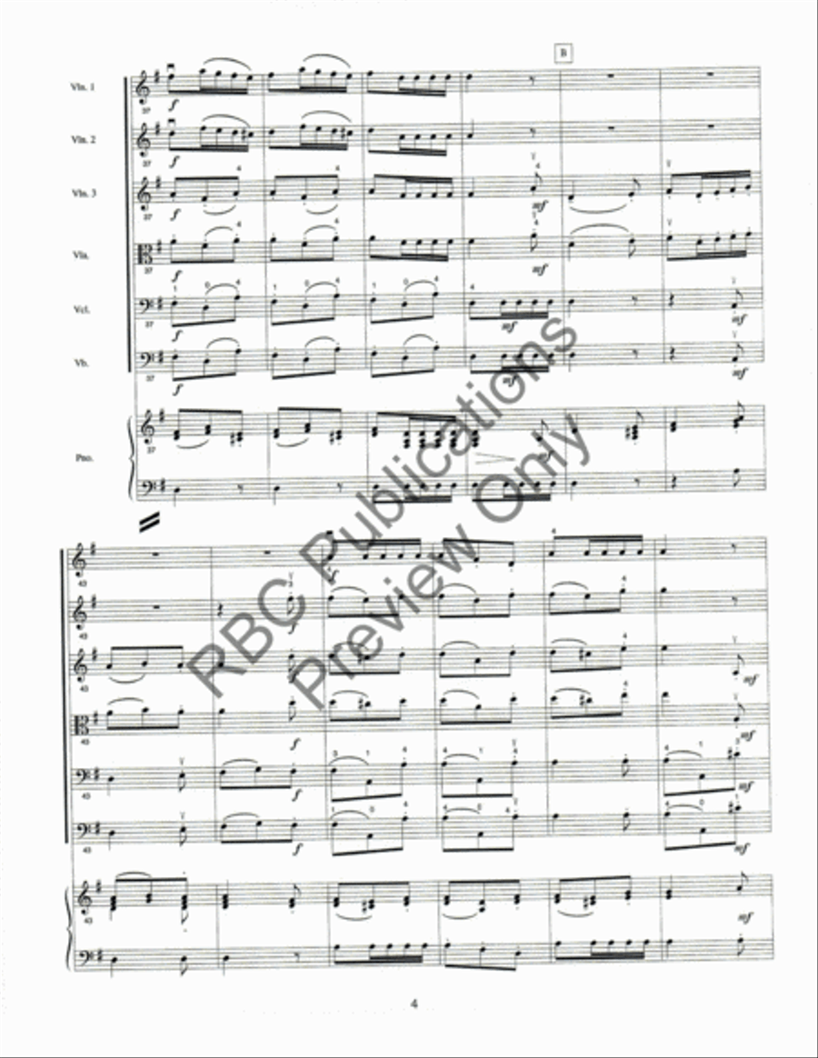 Vivace (Score) String Orchestra scores gallery preview page 8