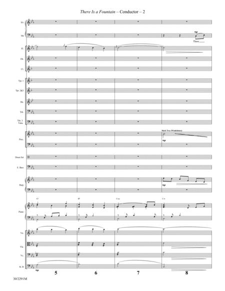 There Is a Fountain - Full Orchestral Score and Parts