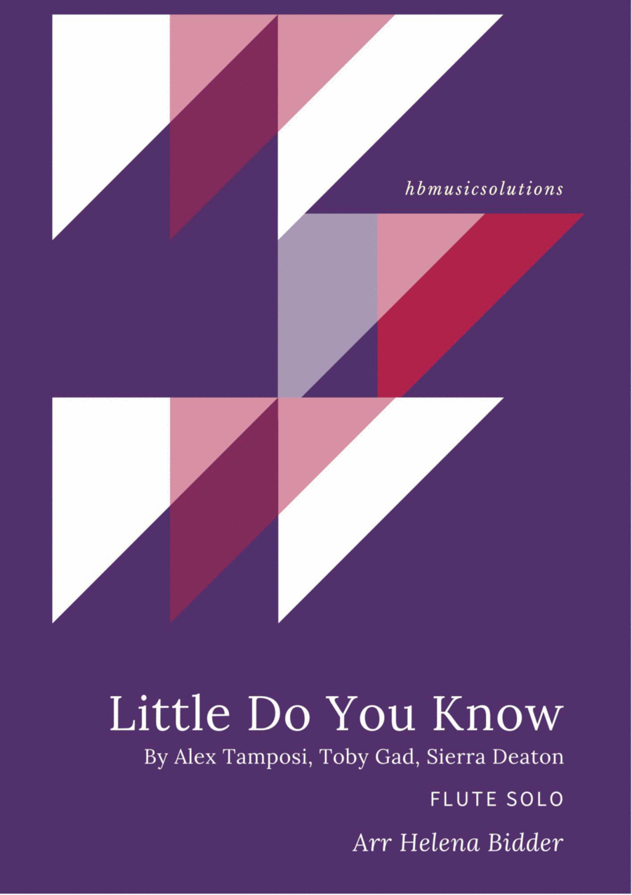 Little Do You Know Little Do You Know Flute Solo scores gallery preview page 1