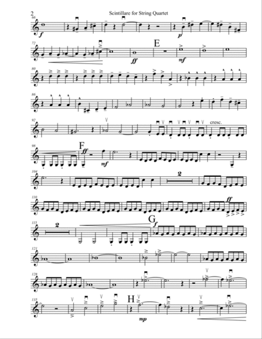 Scintillare String Quartet scores gallery preview page 5