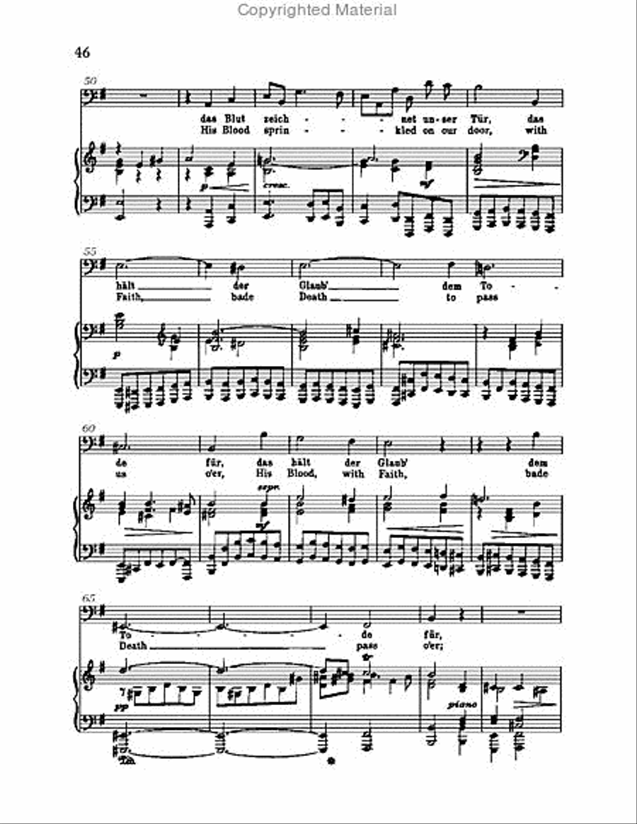 Christ lag in Todsbanden, BWV 4 Choir scores gallery preview page 46