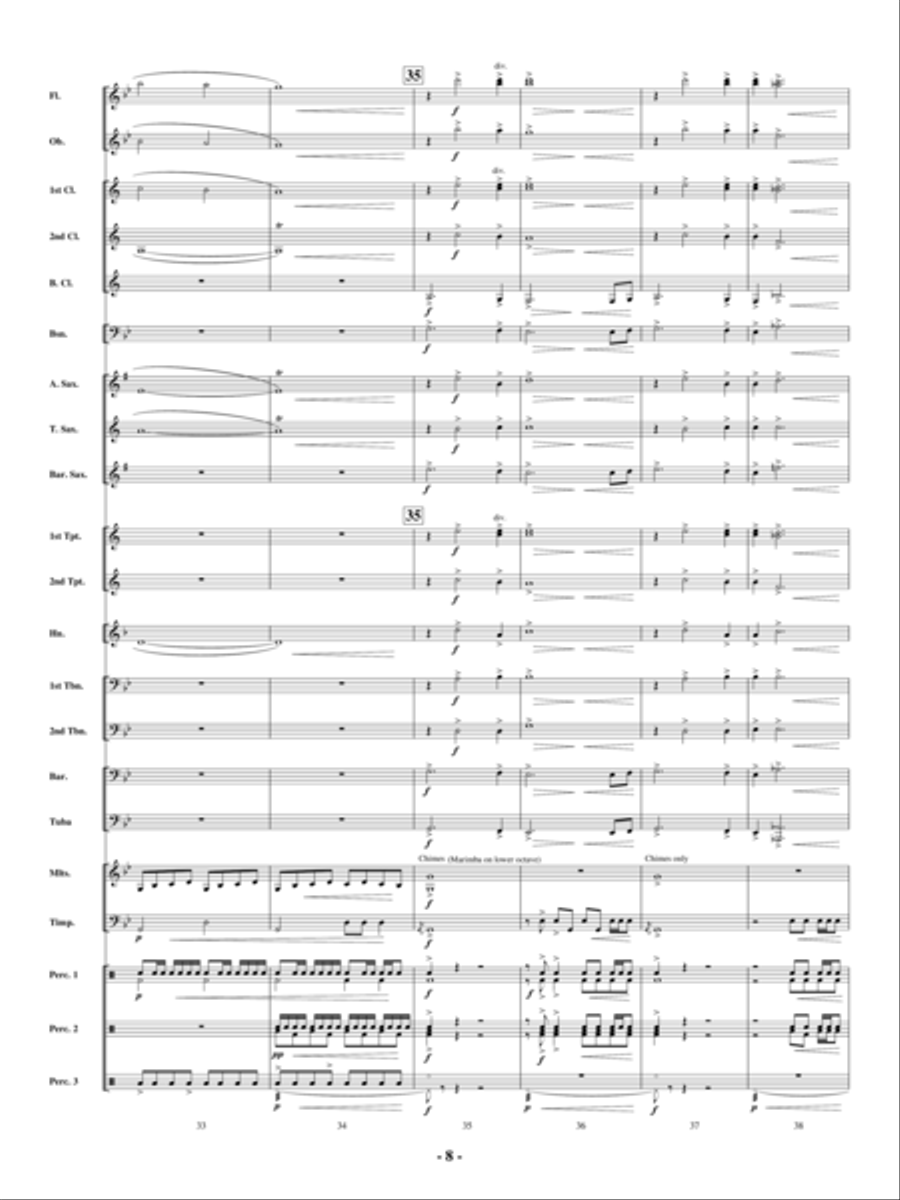 Repercussions Concert Band scores gallery preview page 7