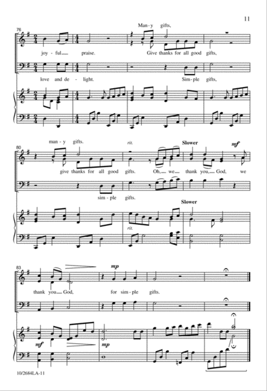 Many Gifts, One Spirit Many Gifts, One Spirit 3-Part scores gallery preview page 12