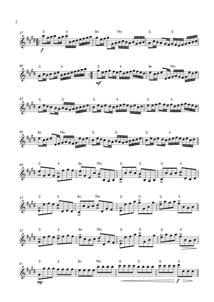 "Canon in D" by Pachelbel - Version for TRUMPET SOLO. image number null