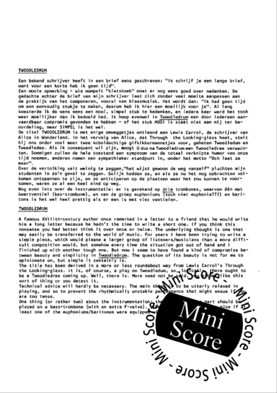 Twoodledrum Twoodledrum Fanfare Band scores gallery preview page 4
