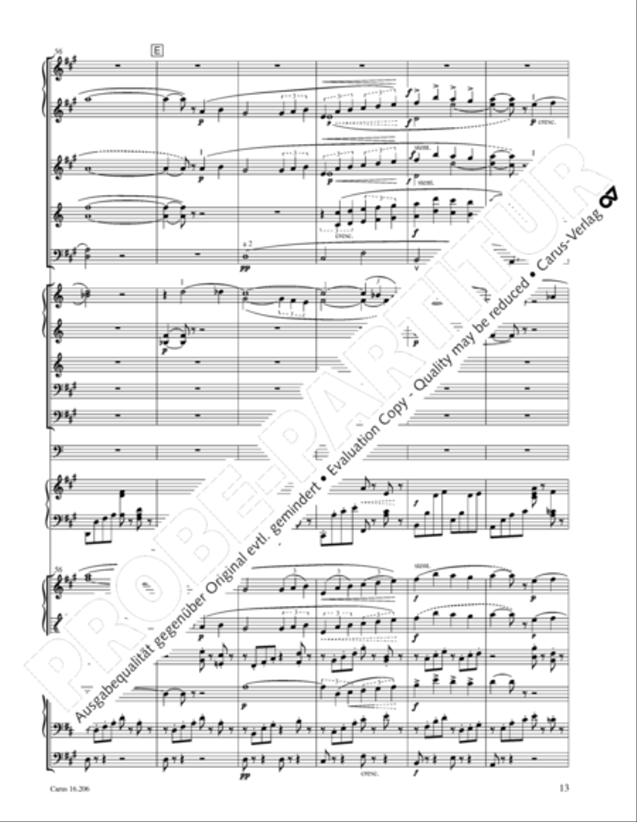 Preludio sinfonico Orchestra scores gallery preview page 14