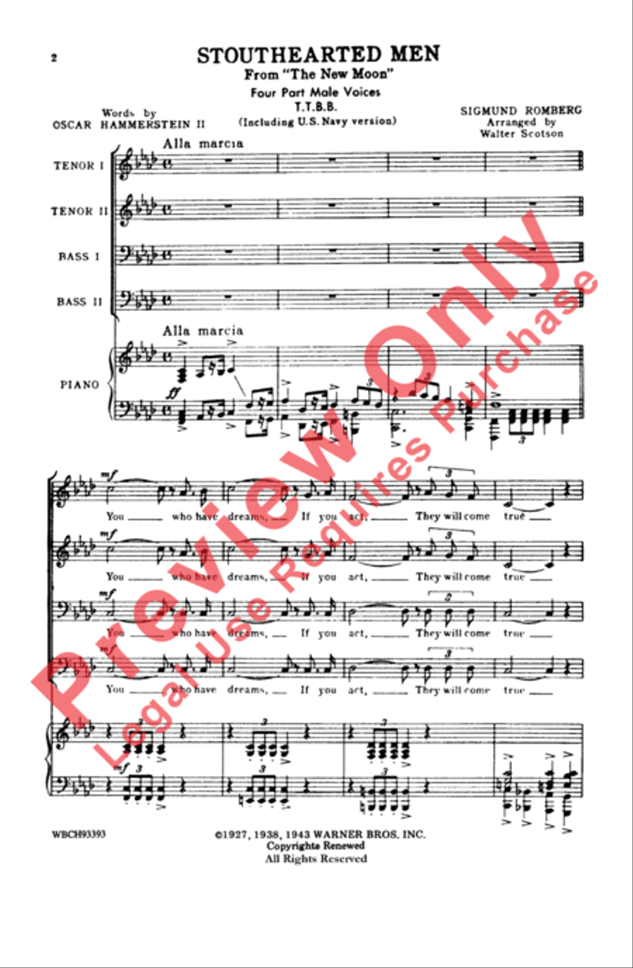 Stouthearted Men Men's Choir scores gallery preview page 2